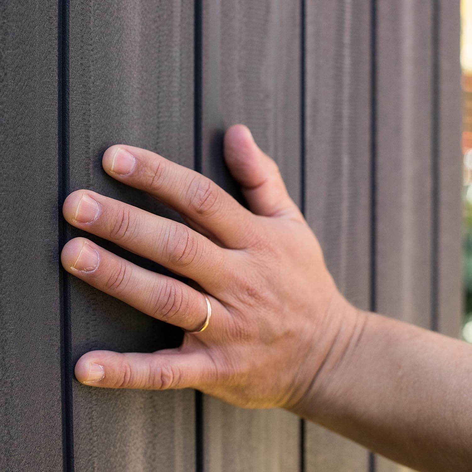 Outdoor Single Door Garden Storage Shed 6 x 4ft Grey